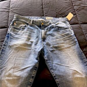 AG, AG-ED, Men's Blue Jeans 35x33 Straight Jean
